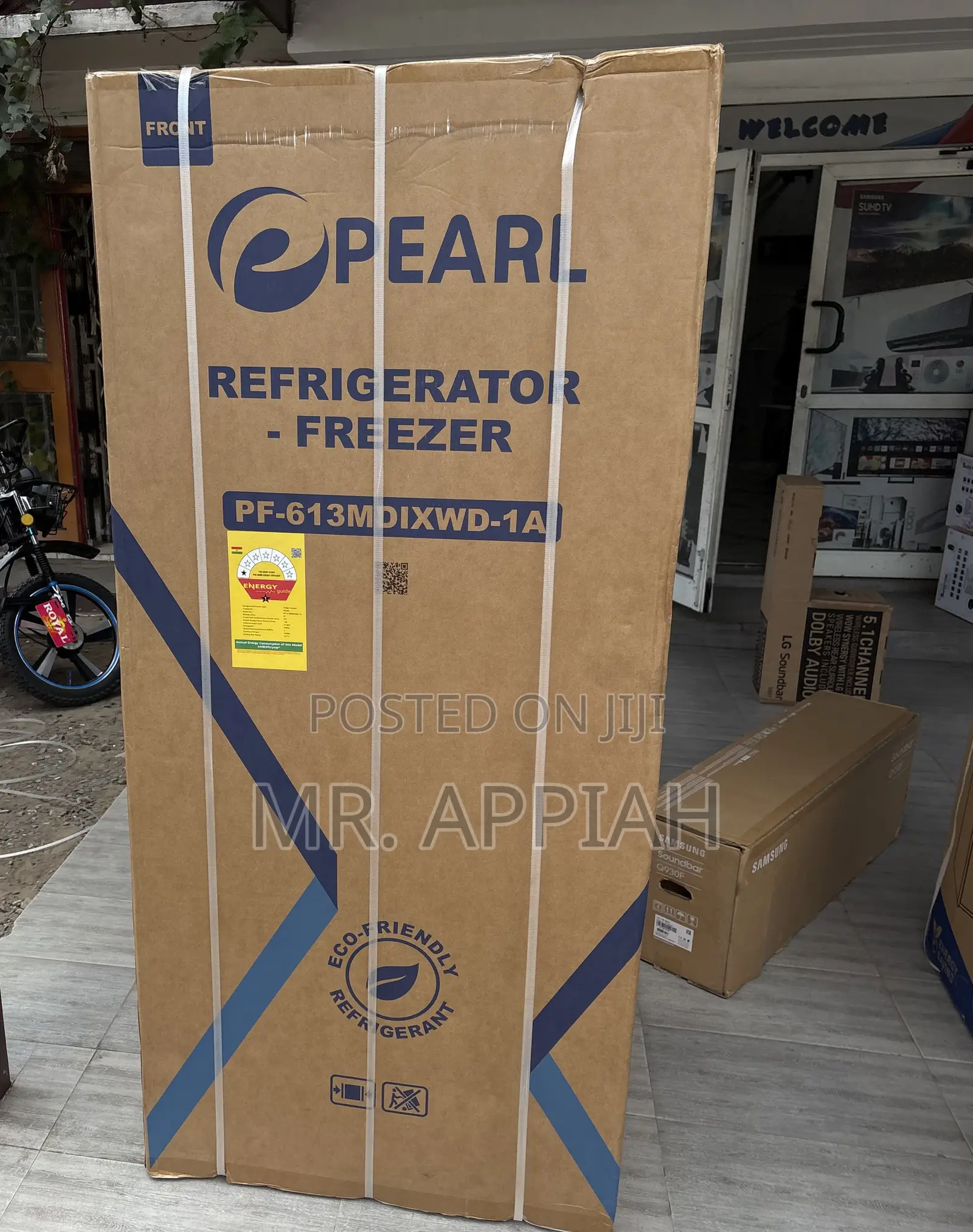 Super Affordable Pearl Side by Side Electric Refrigerator(Gray) 