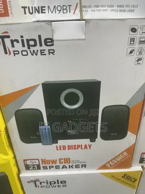 Triple Power New C10 2.1 Multimedia System — LED Display, Bluetooth