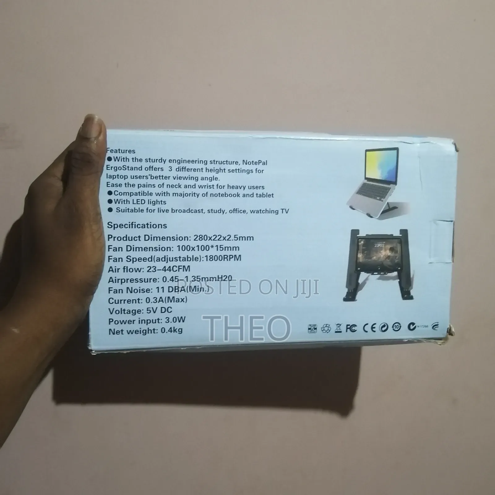 Laptop Stand and Fan