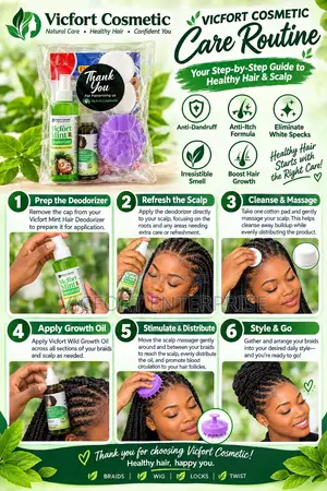 Vicfort Products : Anti-Dandruff,Boost Hair Growth,Stops Itching Scalp