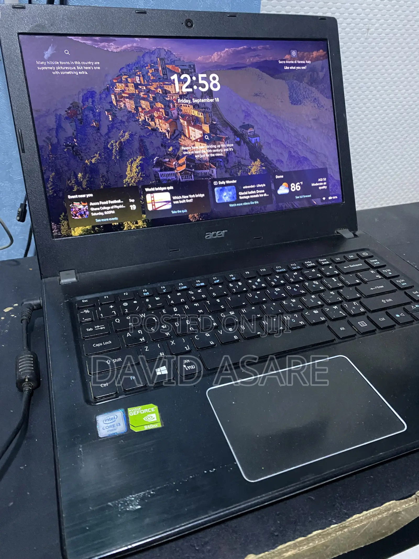 Laptop Acer Aspire E5-475G 8GB Intel Core i3 SSD 256GB