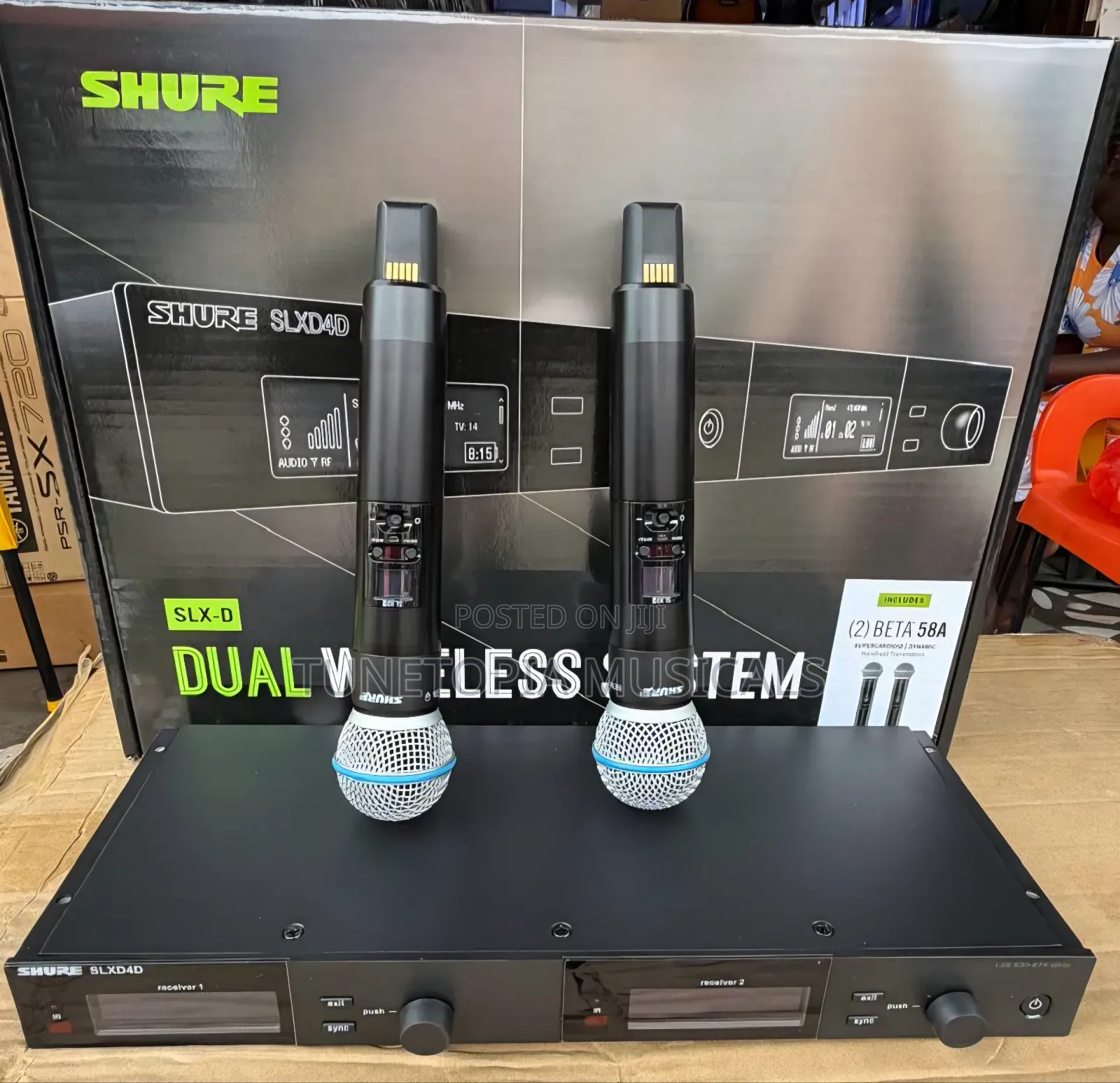 Original Shure SLX-D 2in1 Wireless Professional Microphone
