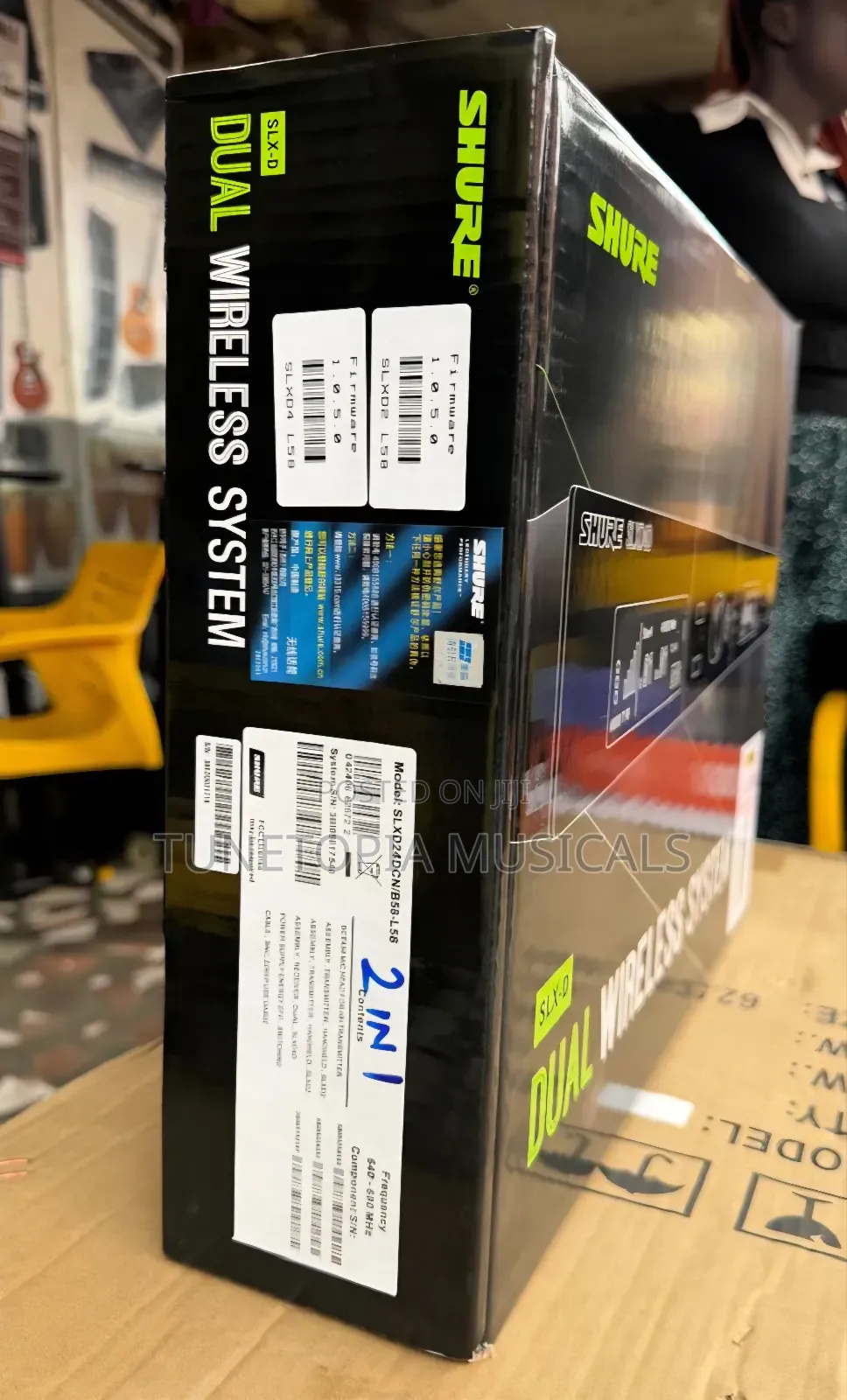 Original Shure SLX-D 2in1 Wireless Professional Microphone