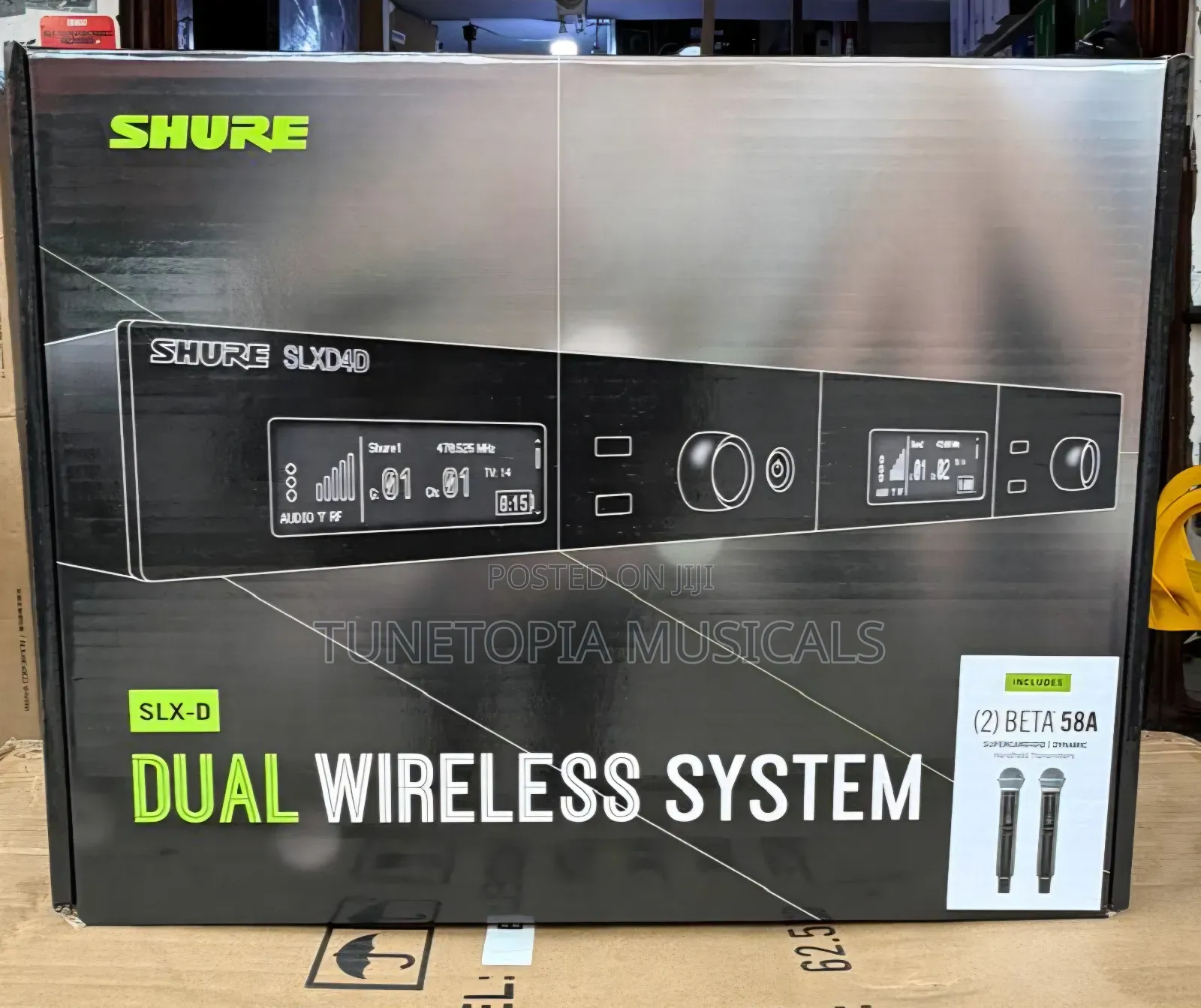 Original Shure SLX-D 2in1 Wireless Professional Microphone
