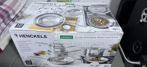 HENCKELS Legacy Stainless Steel Clad Cookware Set, 12-Pieces