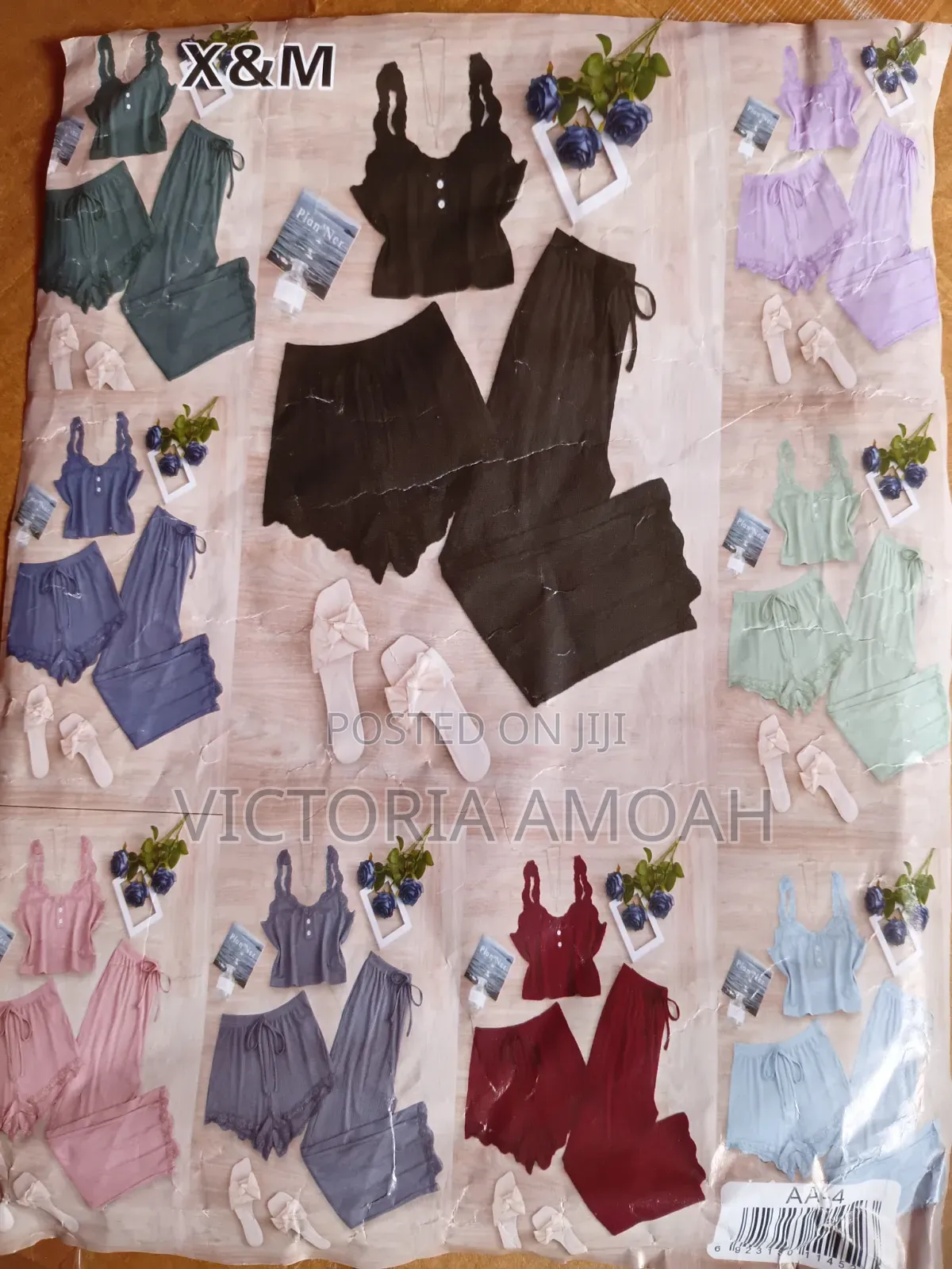 Three-Piece Ribbed Sleepwear Set