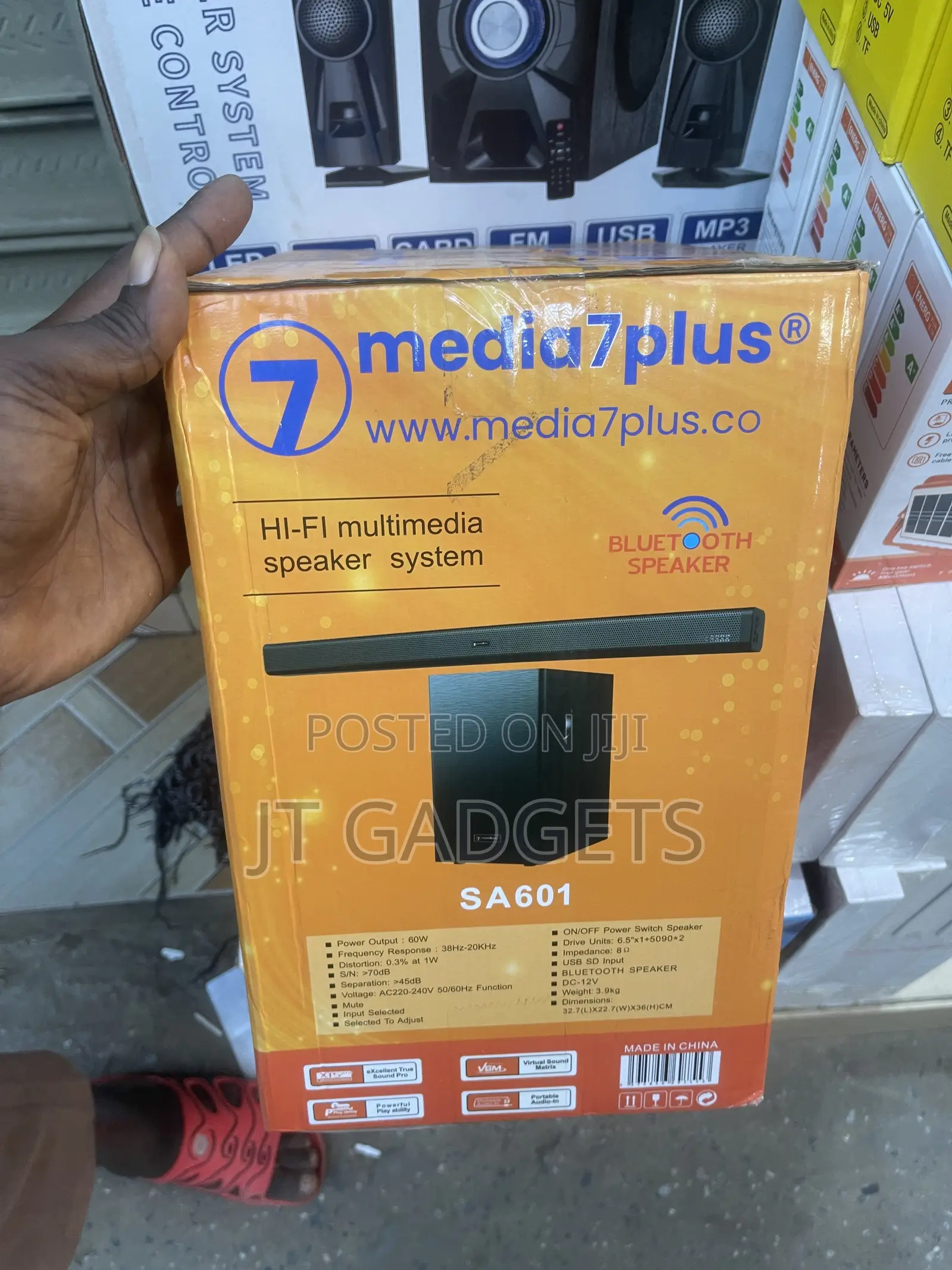 Media7Plus SA601 Soundbar Subwoofer System