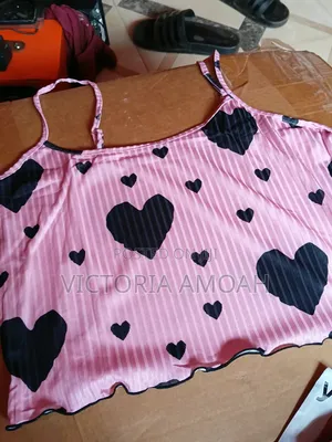 Cute Cherry Print Ribbed Pajama Set