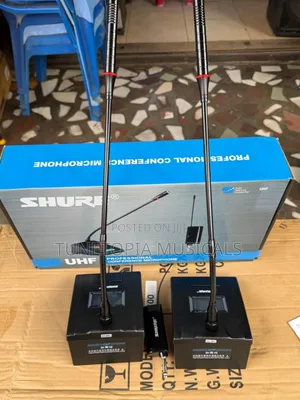 Shure 2-in-1 UHF Wireless Conference Gooseneck Microphone Set