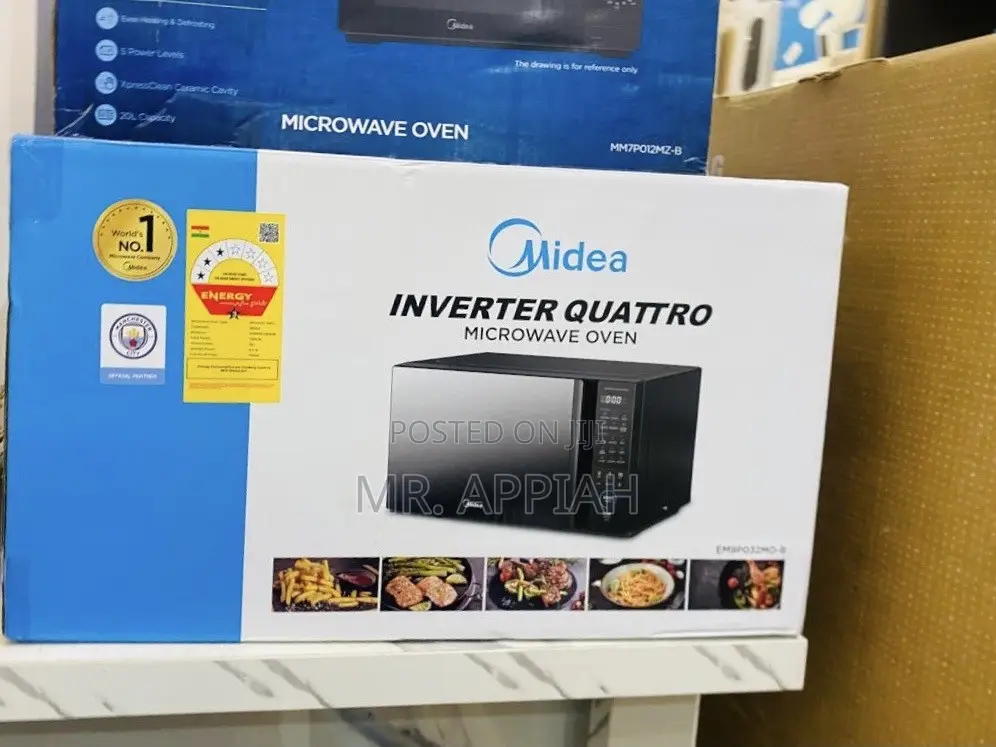 High Efficient Midea 30L Countertop Microwave(Glass) Black