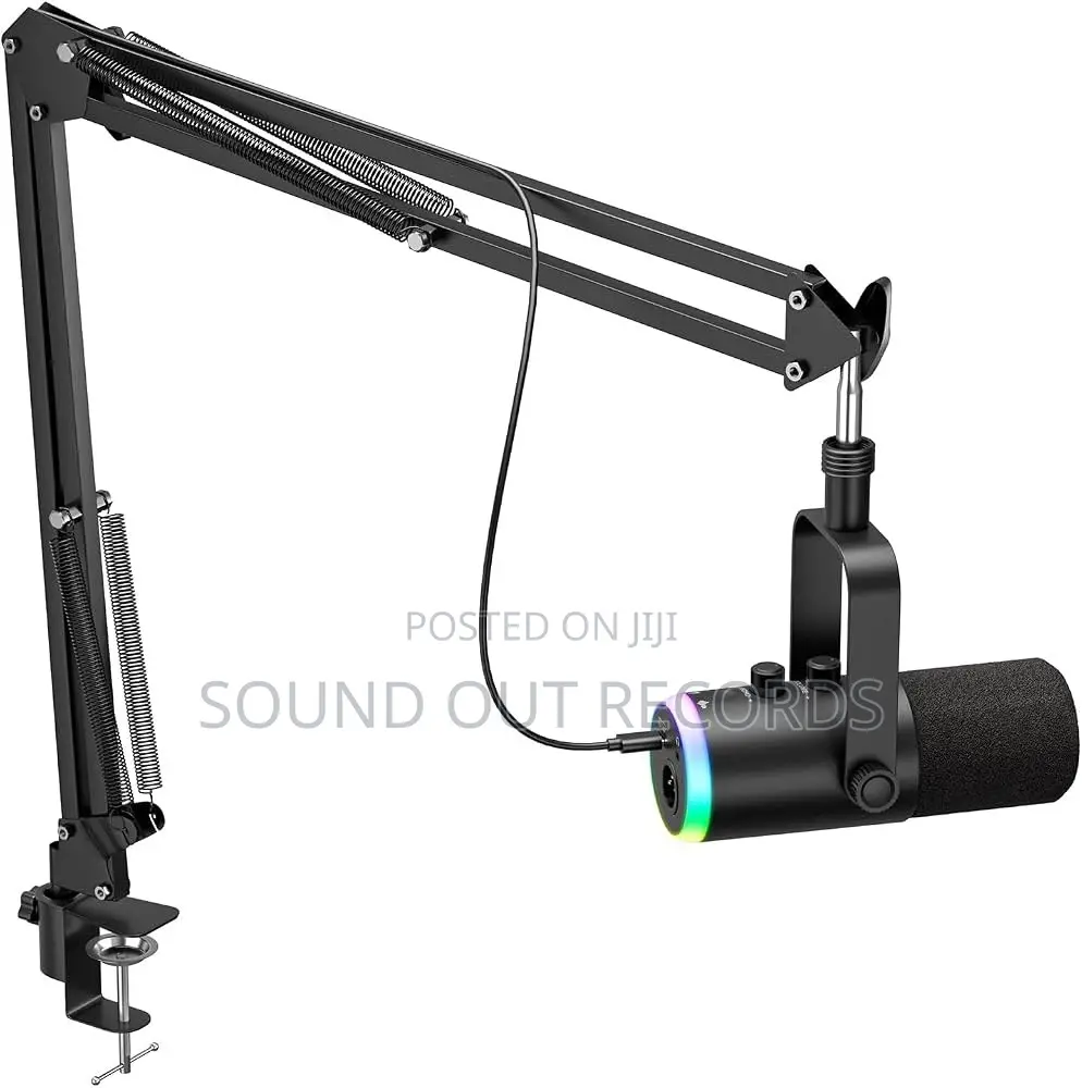 RGB Type C USB Podcast Microphone