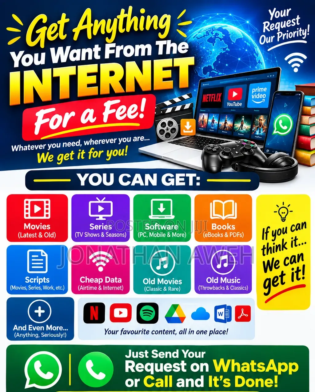 Get Anything From the Internet – Movies, Software, Books, Music More