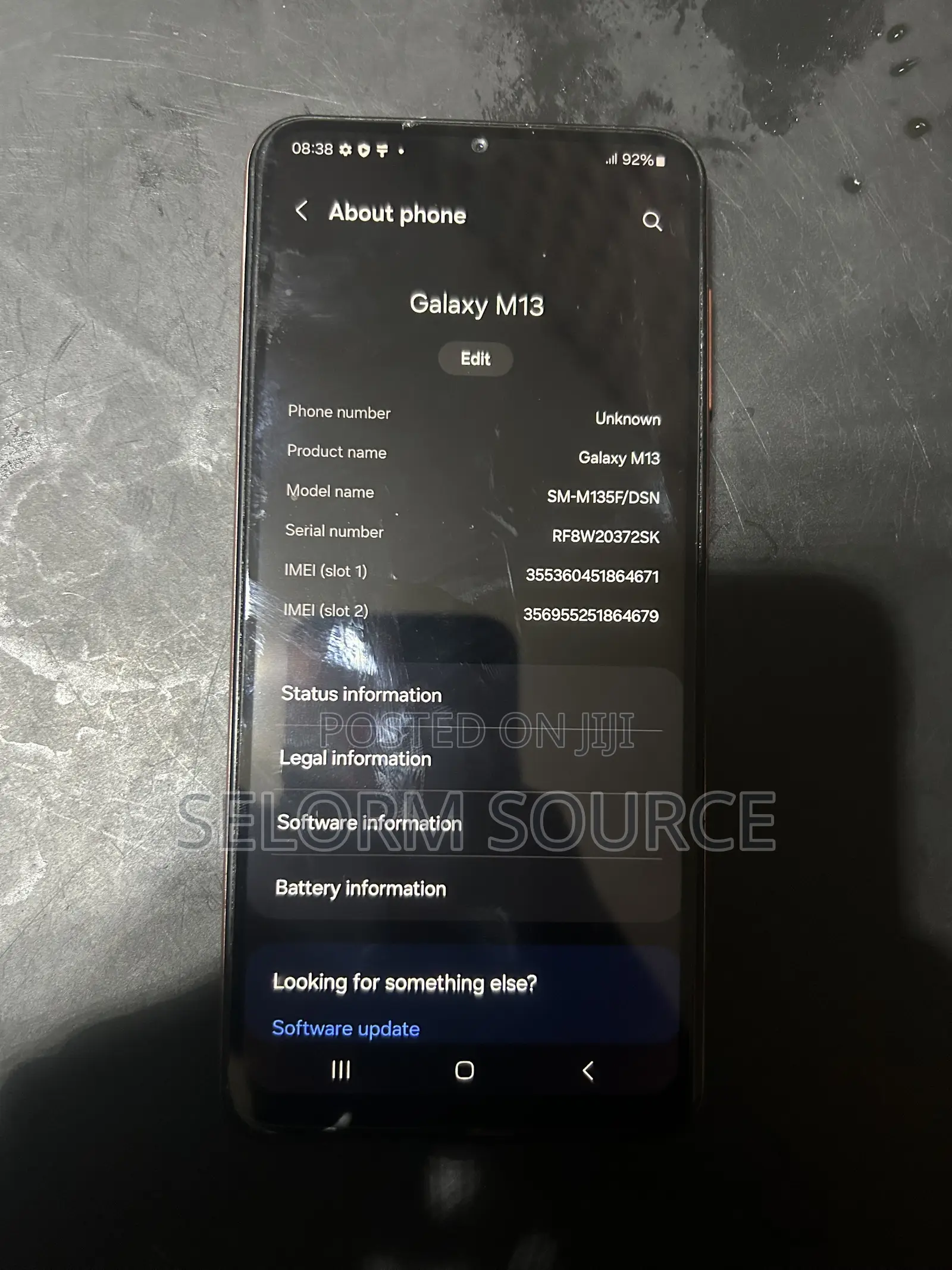 Samsung Galaxy M13 64 GB Gold