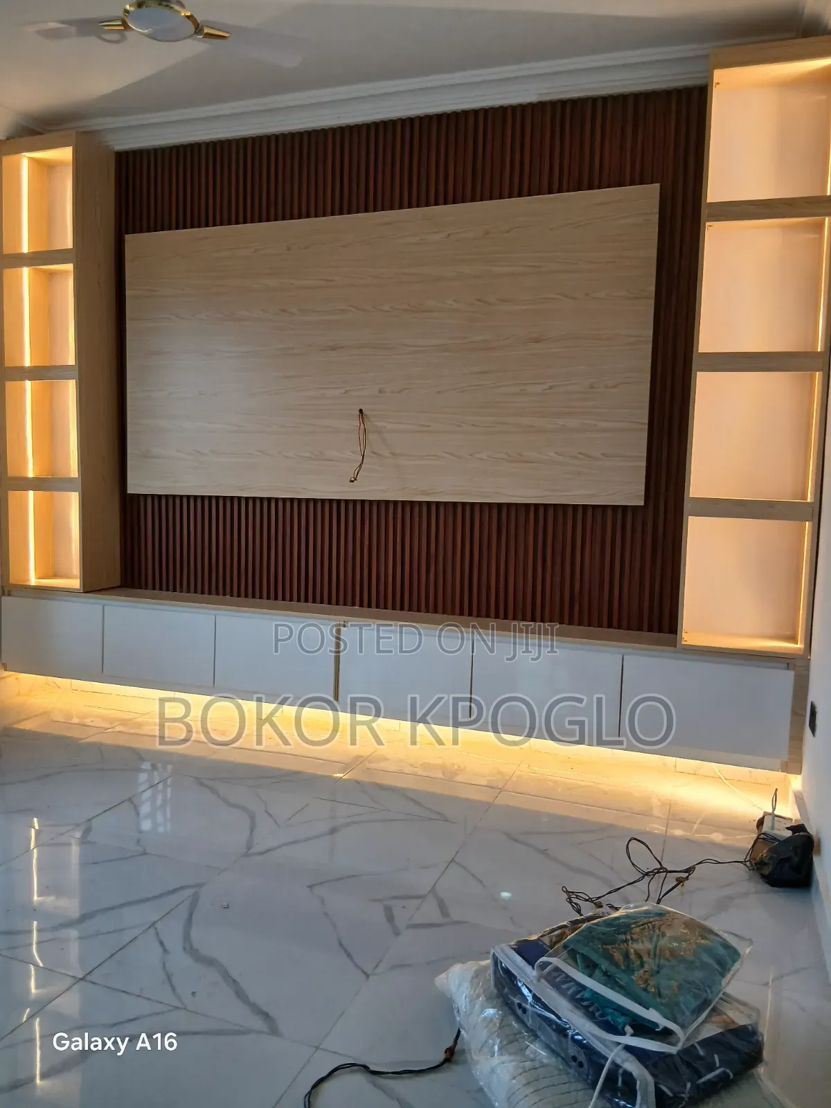 The Master of Laminate Work Interior TV Decor
