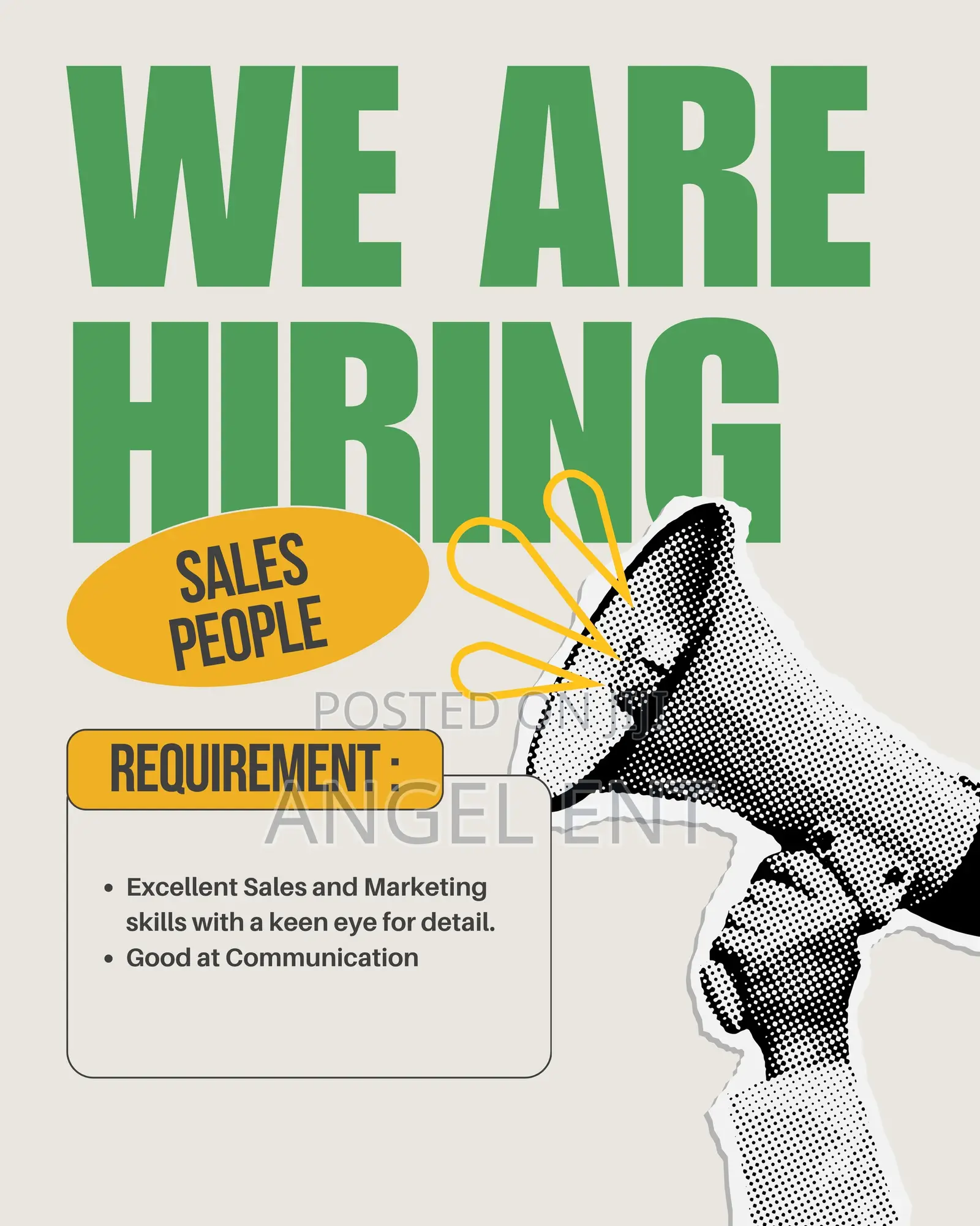 We Are Hiring Sales People (Females) in Kumasi at Kwadaso