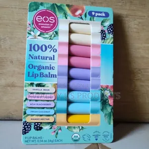 EOS 100% Natural Organic Lip Balm - 9 Pack
