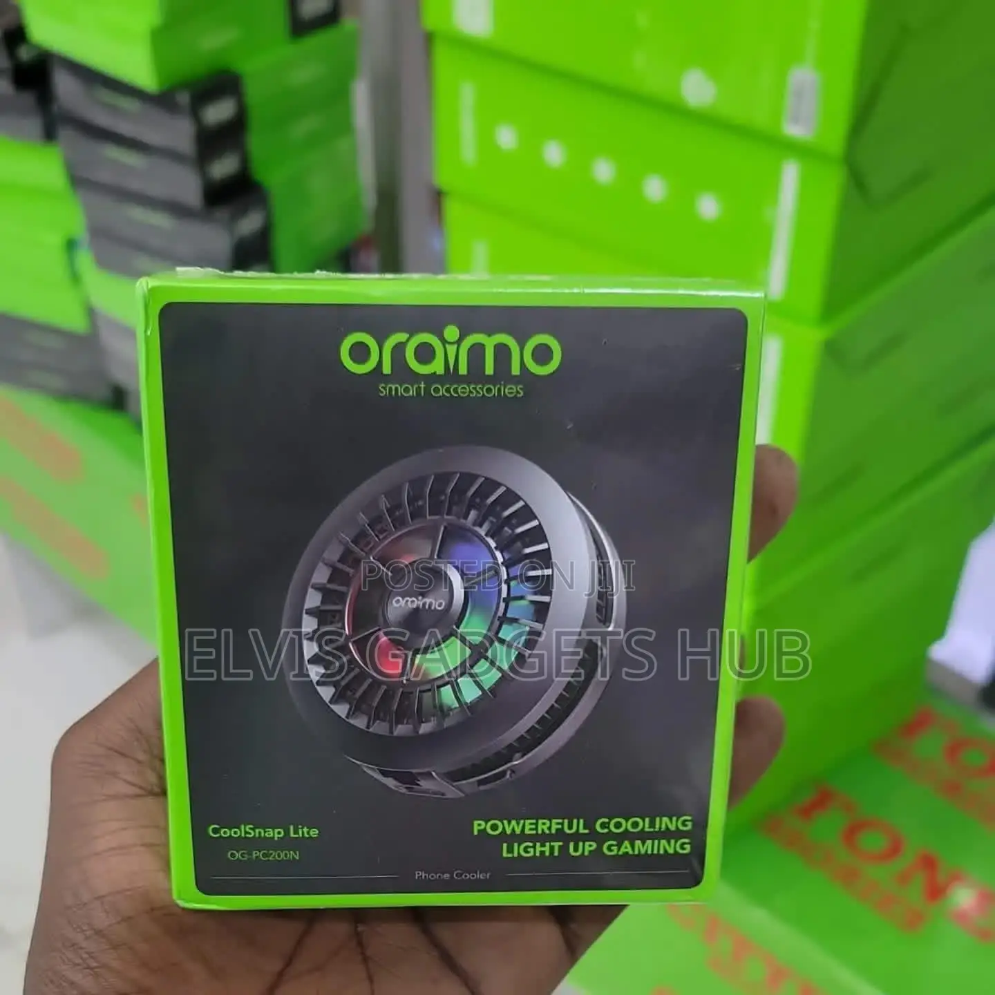 Oraimo CoolSnap Magnetic Phone Cooler – Instant Ice-Cooling for Gaming