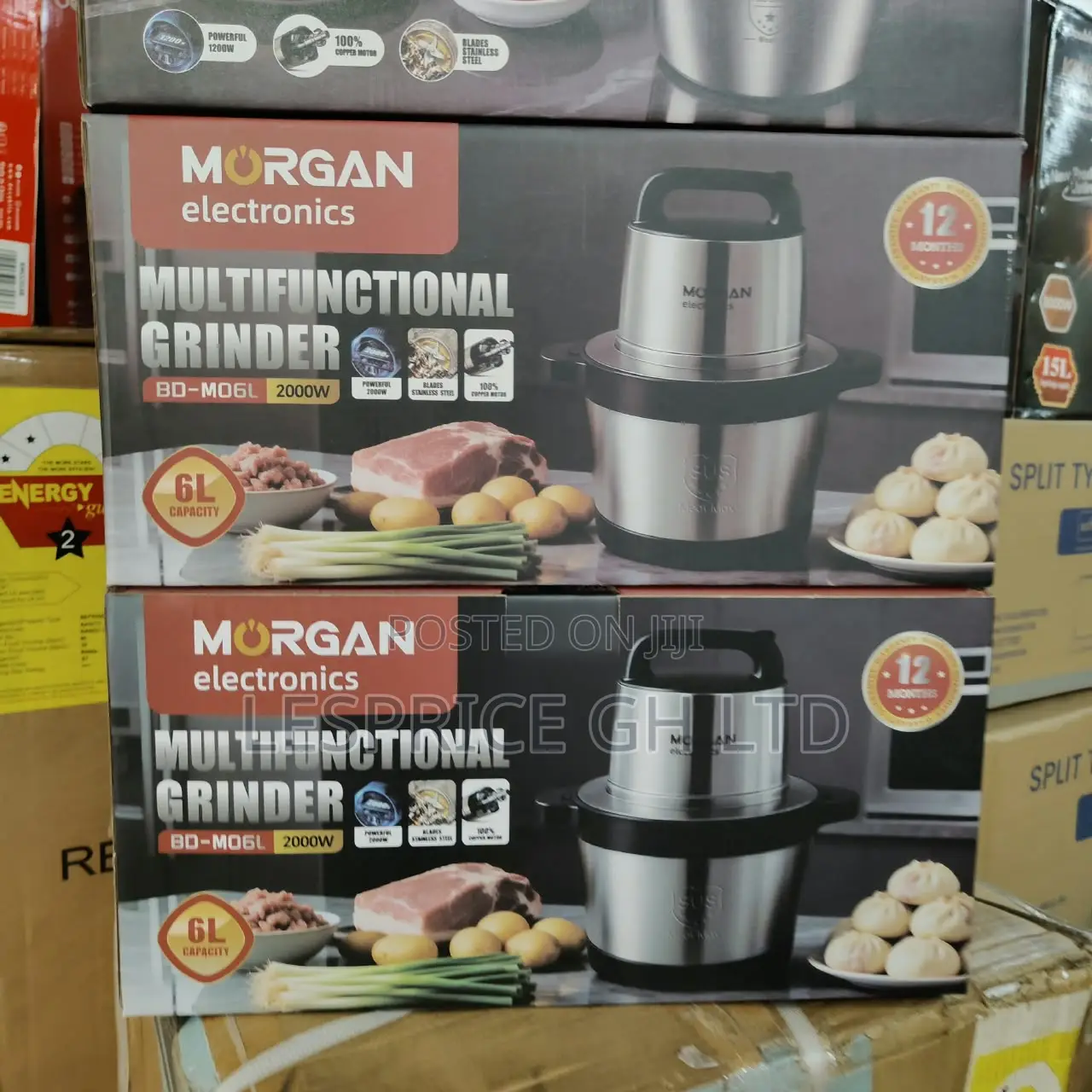 Super Efficient 6L Morgan Multifunctional Food Processor