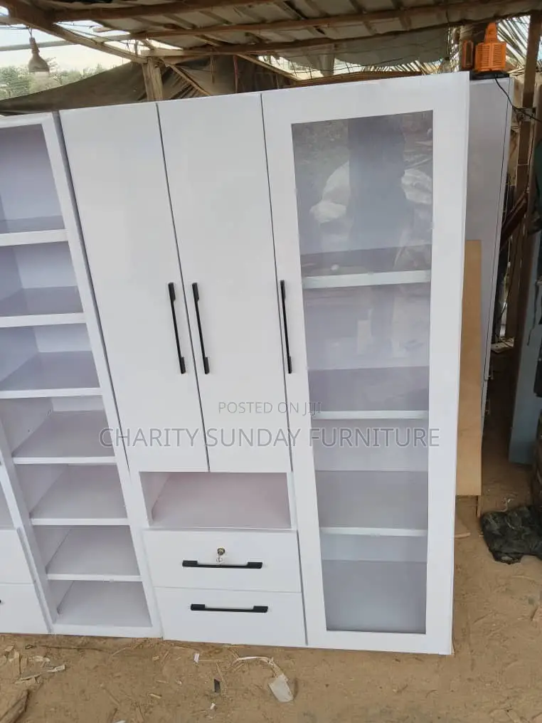 Premium Four in One Wardrobe /Sideglass