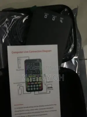 I9 Voice Device Set Portable Mini Sound Card for Phone and Computer