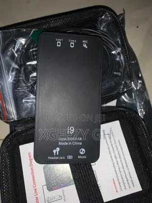 I9 Voice Device Set Portable Mini Sound Card for Phone and Computer