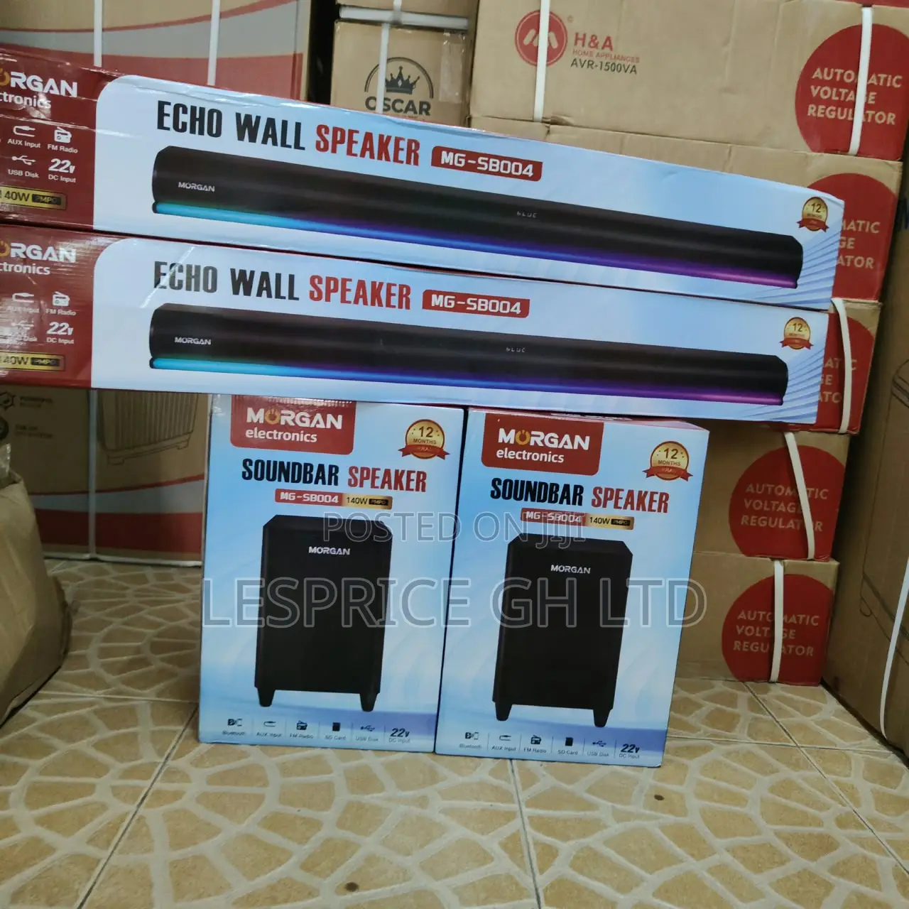 Great Performance Yet Affordable 280W Morgan Soundbar and Subwoofer