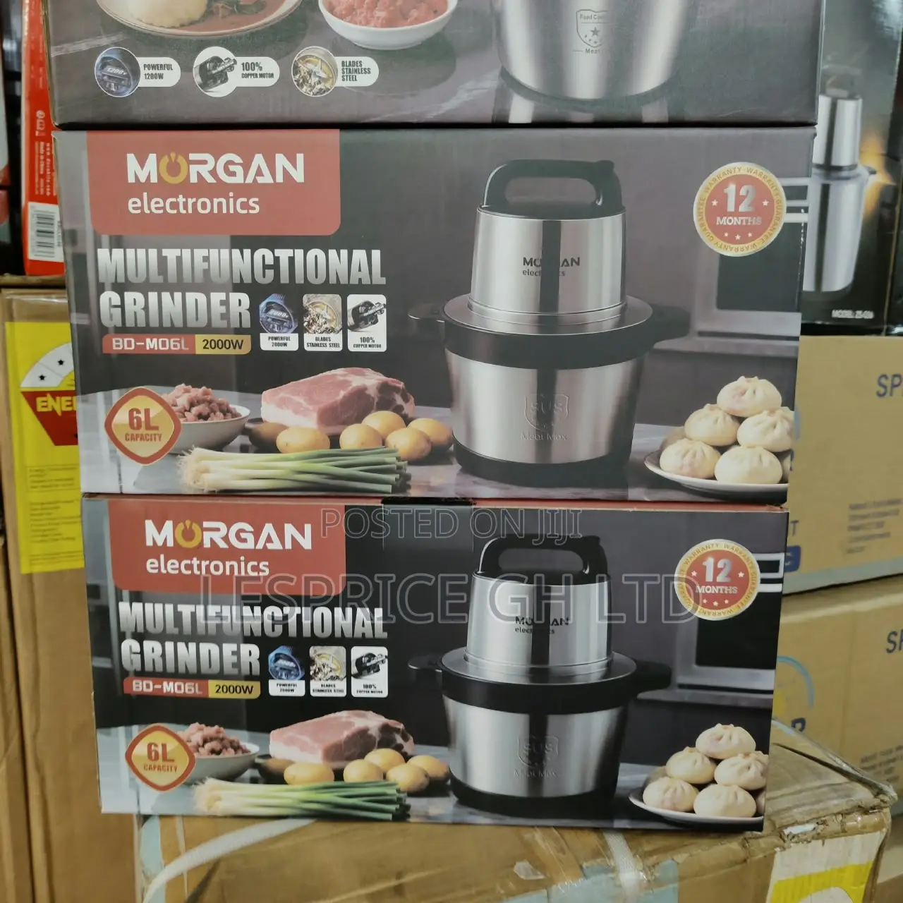 Long Lasting Original 6l Morgan Multifunctional Food Processor