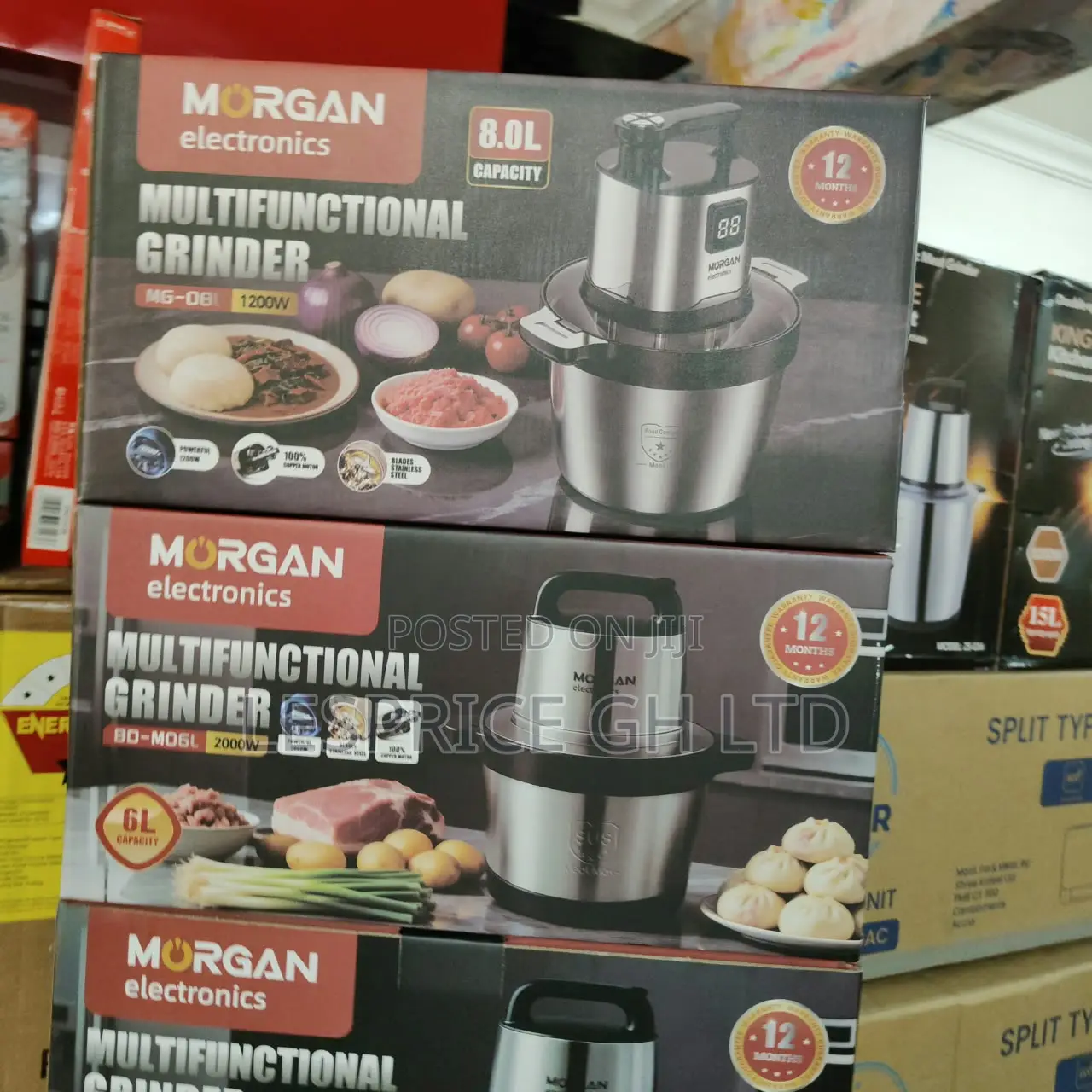 Long Lasting Original 6l Morgan Multifunctional Food Processor