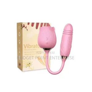Automatic Retractable Rose Sucker 2in1 Vibrator