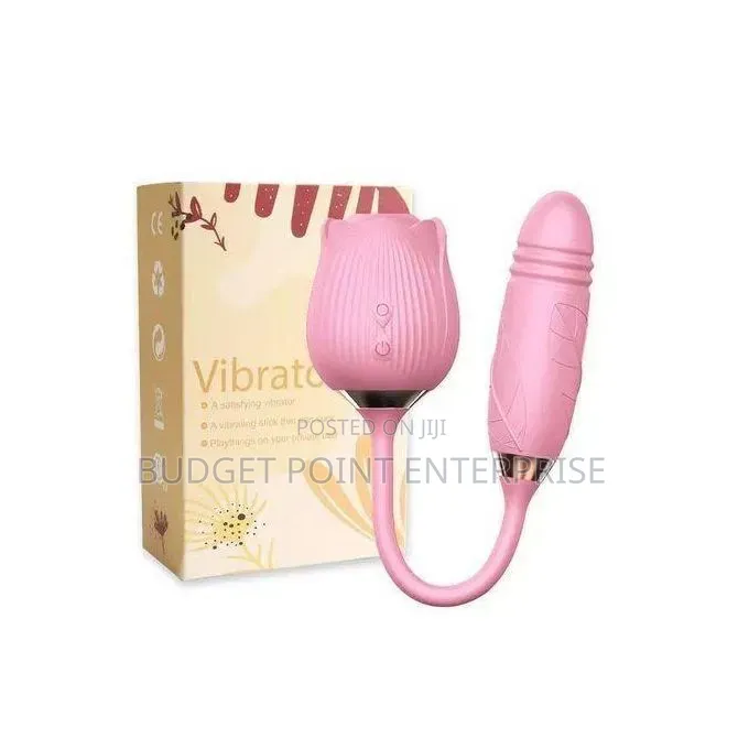 Automatic Retractable Rose Sucker 2in1 Vibrator