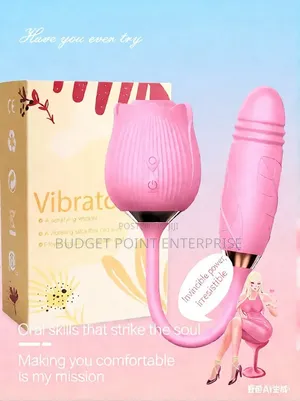 Automatic Retractable Rose Sucker 2in1 Vibrator