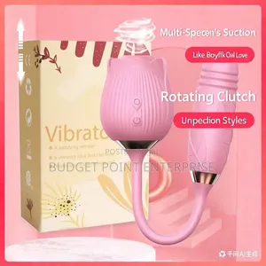 Automatic Retractable Rose Sucker 2in1 Vibrator