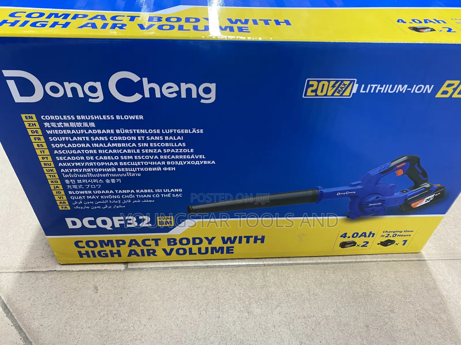 DongCheng 20V Cordless Brushless Blower (DCQF32 Type BM)