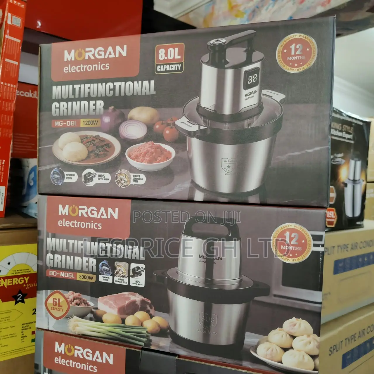 Nice and Portable 6L Morgan Multifunctional Food Processor