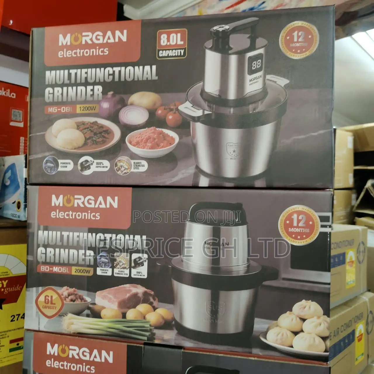 Promo Promo on Our New 6L Morgan Multifunctional Food Processor