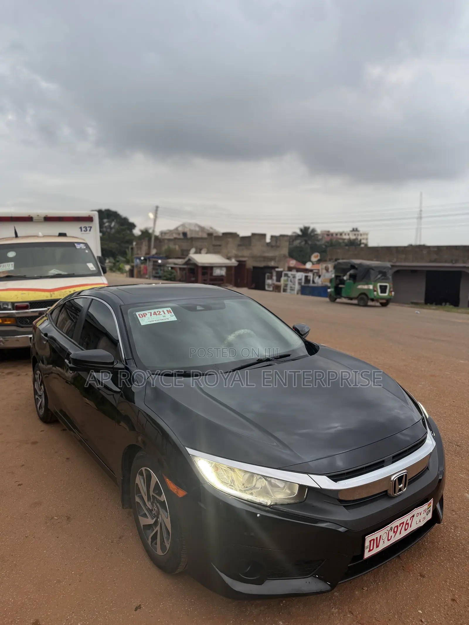 Honda Civic EX Sedan 2018 Black
