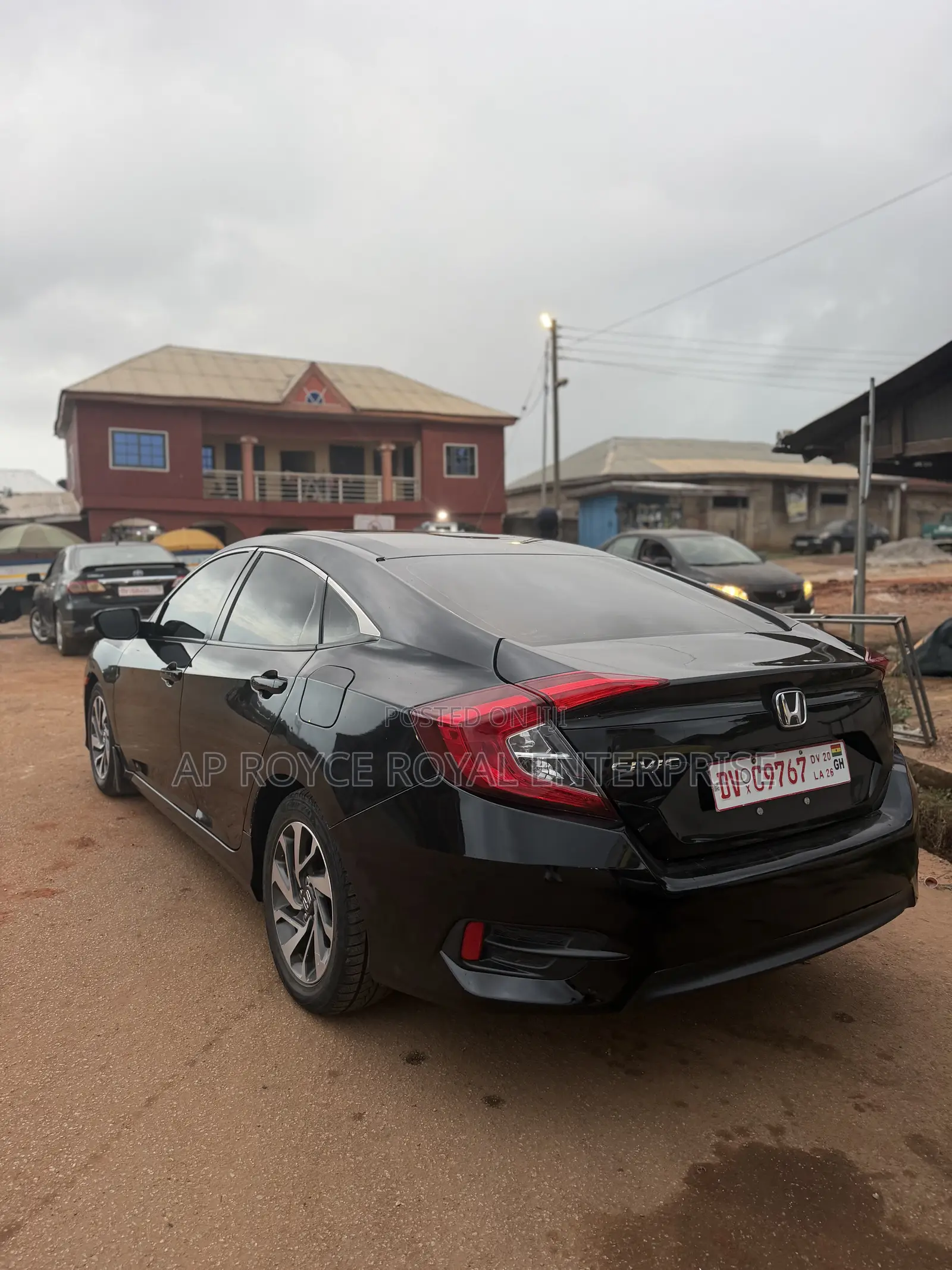 Honda Civic EX Sedan 2018 Black