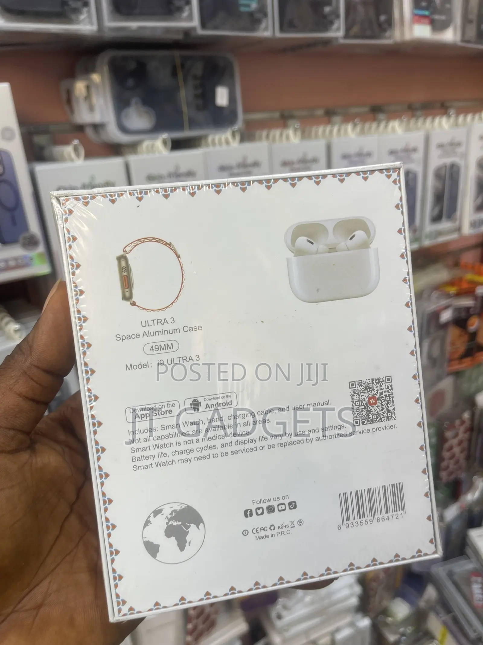 HiWatch I9 Ultra 3 Smart Watch + AirPods Pro Combo — Big 2.3" AMOLED