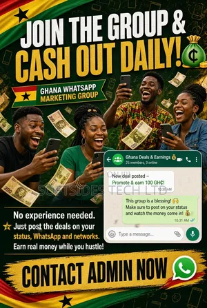 Side Hustle WhatsApp Marketing – Earn 50-200 GH₵ Per Deal (No Stock)