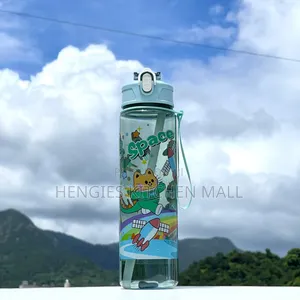 Kids Water Bottle With Straw 750ml