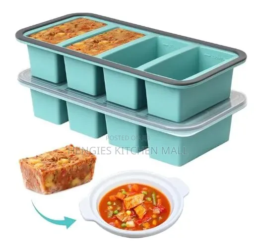 Silicone Freezer Tray for Soup/Stew 1000ml