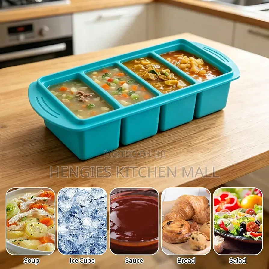 Silicone Freezer Tray for Soup/Stew 1000ml