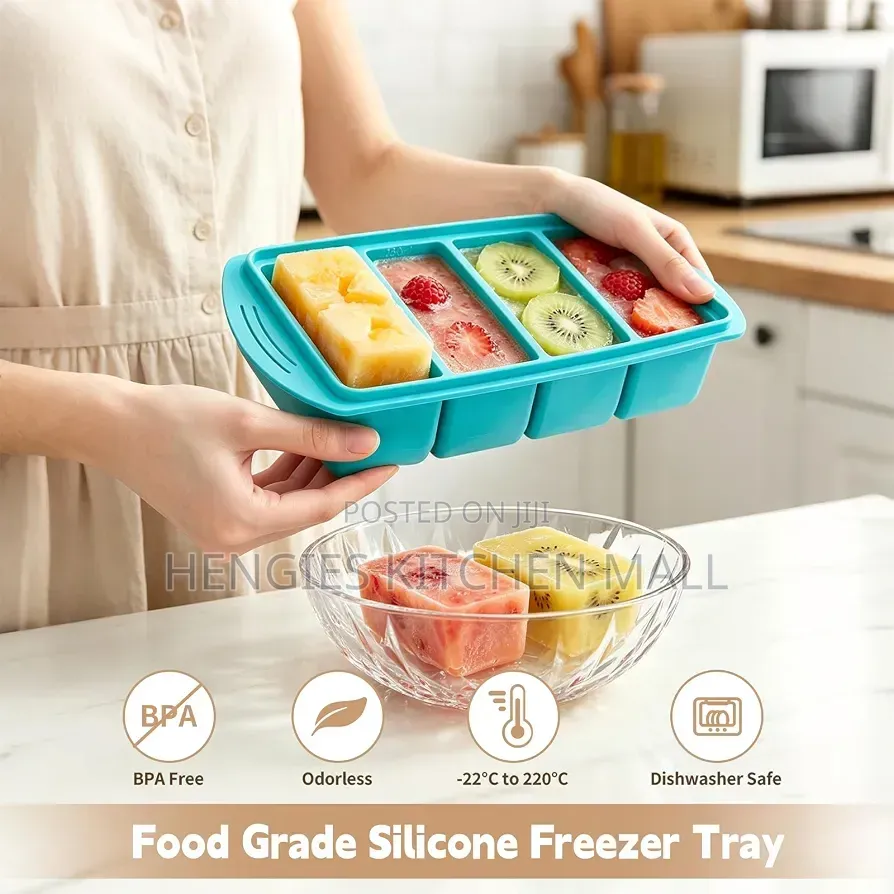 Silicone Freezer Tray for Soup/Stew 1000ml