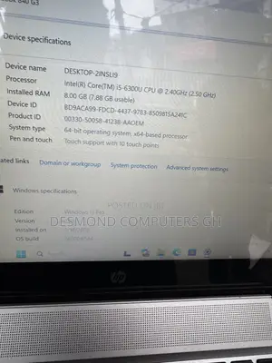 Laptop HP EliteBook 840 G3 8GB Intel Core i5 SSD 256GB