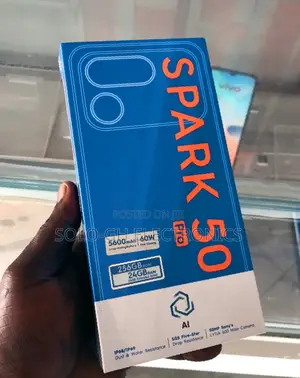 New Tecno Spark 50 Pro 256 GB Black