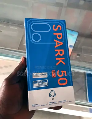 New Tecno Spark 50 Pro 256 GB Black