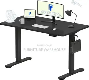 Heavy-Duty Electric Computer Standing Desk (120 Cm X 60 Cm)