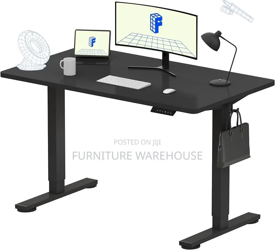 Heavy-Duty Electric Computer Standing Desk (120 Cm X 60 Cm)