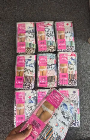 6-in-1 Female Cotton Panties