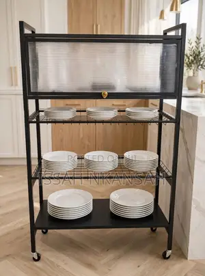 3 Tiers Black Dish Rack With Heels